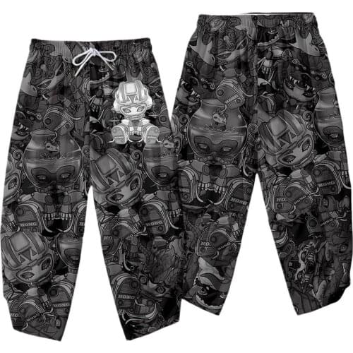 Men Japanese Joggers Trousers Casual Harem Pants Black Print Streetwear Hip Hop Loose Pants Oversize 6XL