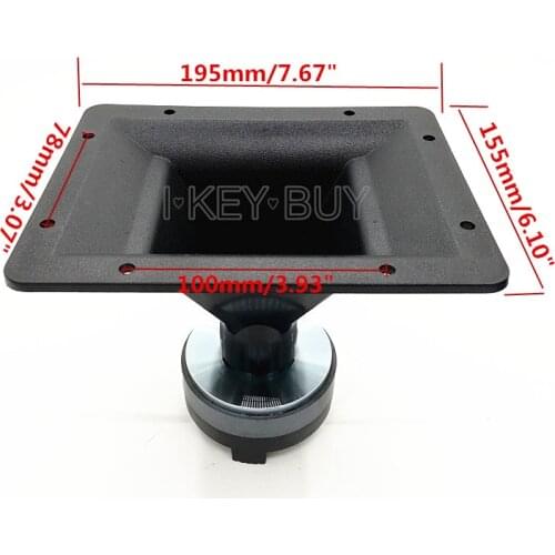 I KEY BUY 8inch ABS 3000watts 8 Ohm 195x155mm Horn Speaker Driver Powerful Car Audio Hifi System KTV Box Tweeter