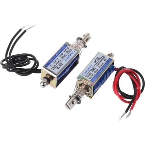 JF-0530B DC 6V 12V Push-Pull Type Gangbei-0530B Frame DC Solenoid Electromagnet