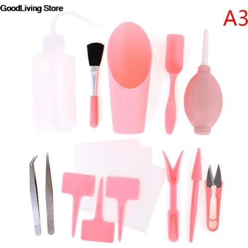 1SET Mini Garden Hand Tools Transplanting Outdoor Bonsai Tools Planting Flower Succulent Miniature Gardening Tools