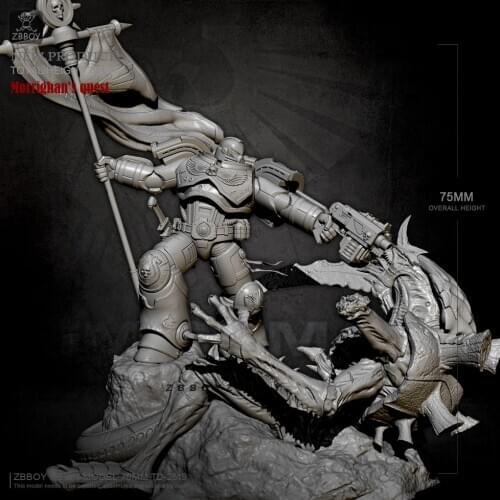 75MM Resin model kits figure DIY toy self-assembled TD-2519