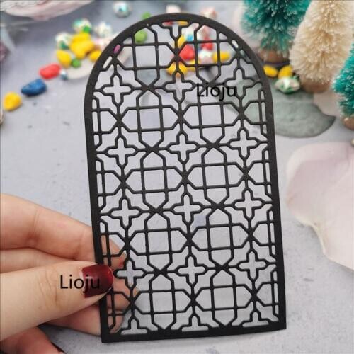 New church window cutting dies Scrapbooking Stencil Greeting Card Decoration DIY Scrapbooking Paper Photo Embossing Craft