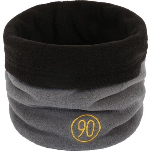 2019 New Unisex Winter Scarf Women Men Cotton Knitted Ring Scarves Children Velvet Warm Outdoor Neck Collar Boy Girl Neckerchief