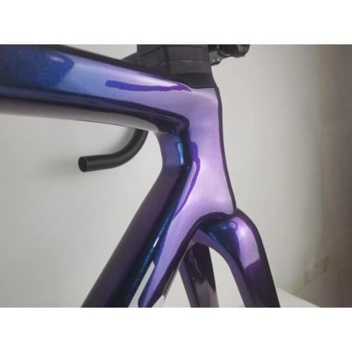 2021 NEW lightest SL7 carbon frame road bike clean routing threaded BSA with integrated handlebar stem 700C carbon frameset