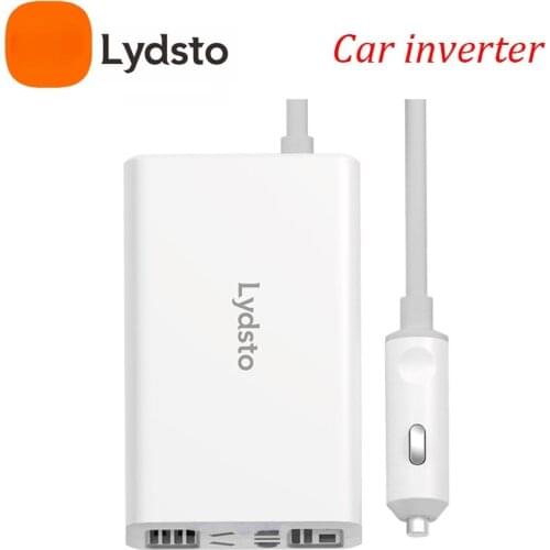 New Lydsto Car Inverter Standard 12V to 220V 100W High Power Output Five-Hole Socket Car Adapter Transverter X1aomi