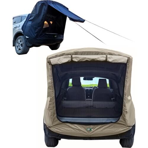 Portable Rainproof Sun Protection Temporary Motorhome Extended Car Rear Roof Tent Canopy Outdoor Equipment Camping For SUV