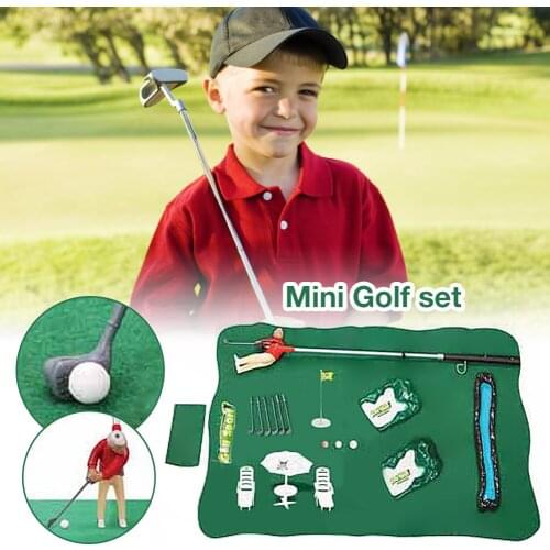 Golf Professional Set Childrens Toy Golf Club Practice Ball Sports Indoor Games Golf Set
