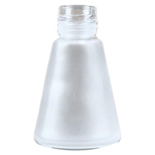 Clear Glass Aroma Diffuser Empty Bottles Scrub Cone Containers for essential Oils DIY Replacement Reed Jars Wedding Party Decor