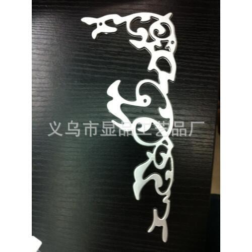 Factory direct frame corner frame corner flower decoration flower craft plastic Horn Horn