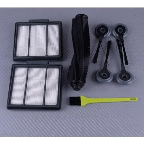 8PCS Filter Brush Plastic Fit for Shark ION Robot Vacuum Cleaner Kit S87 R85 RV850 RV850 BRN RV850 WV RV851 WV RV700_N RV720_N