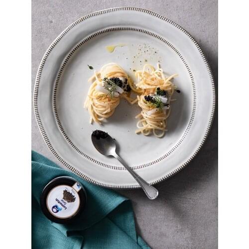 Steak Plate Creative Western Food Plate Ceramic Plate Steak Plate Dinner Plate Breakfast Plate Home Pasta Plate