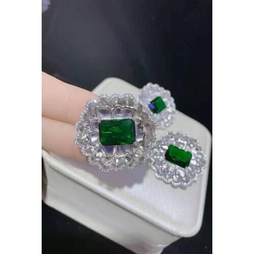 High-grade four color DIY jewelry accessories zircon micro inlay clip fashion long sweater chain link clasp accessories