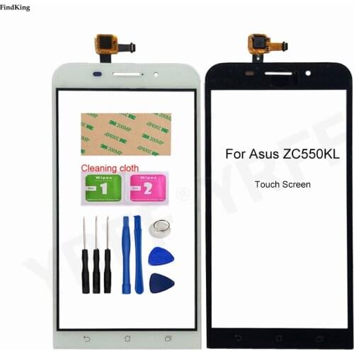 High Quality 5.5" Touch Screen For Asus ZenFone Max ZC550KL Touch Screen Digitizer Sensor Outer Glass Lens Panel Replacement