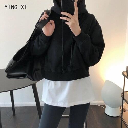YING XI Hooded Sweatshirts For Women