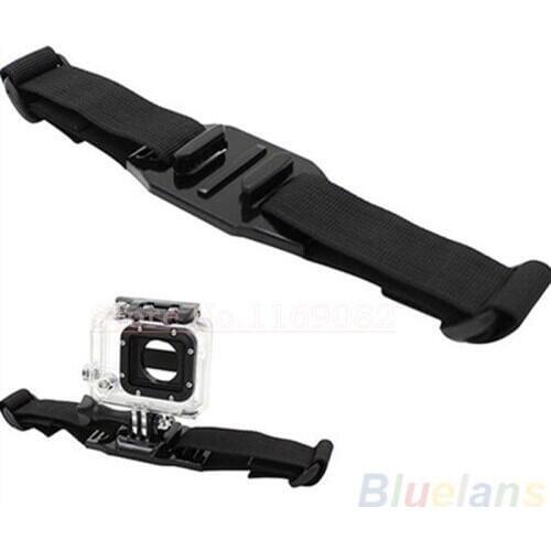 2pcs Safety Bicycle Vented Head Helmet Strap Mount Adapter for GoPro HD Hero 4 3+ 3 2