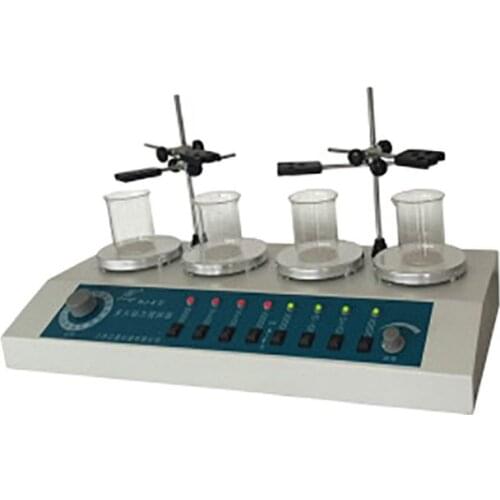 4 heads multi unit Digital display thermostatic Lab magnetic stirrer mixer HJ-4
