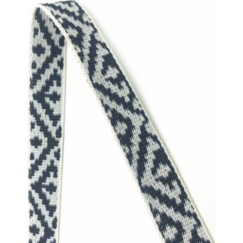 5Yards 13mm 1/2" Party Home Wedding Decoration Jacquard Ribbon Birthday Gifts Packaging Materials Geometric Wove Ribbon