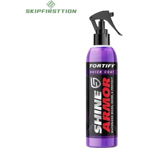 SHINE ARMOR Fortify Quick Coat Ceramic Coating Car Wax Polish Spray Waterless Car Wash&Wax Hydrophobic Top Coat Polish