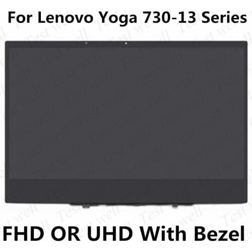 For Lenovo YOGA 730-13 LCD touch digitizer assembly YOGA 730-13IKB 81CT 730-13IWL 81JR FHD with frame 5D10Q89746 FRU 32955790997
