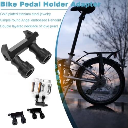Folding Bicycle Pedal Holder Waterproof Cycling Quick Release Portable Elements for Brompton Folding Bike Pedal Mount