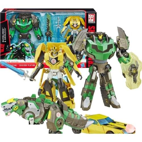 Hasbro Transformers Action Figures Fury Optimus Prime Steel Lock Steel Cable Assembly Model Dinosaur Toy 10 Years Old Gift Toy