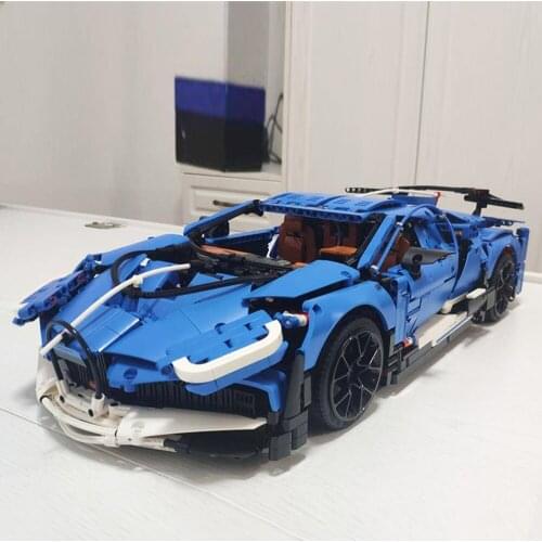 Creator Expert Ideas High-tech City RSR Bugattied 3858 PCS Formula Racing Car 488 GTE Moc Modular Bricks Building Blocks Model
