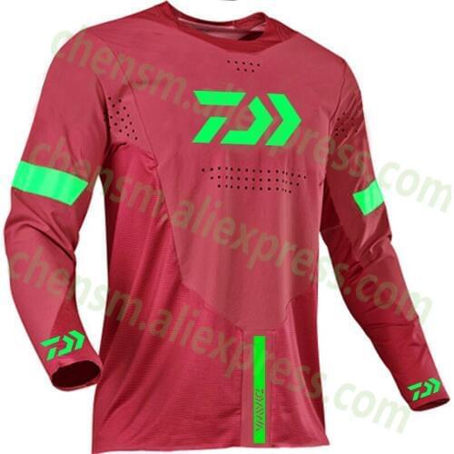 2019 New Men Daiwa Fishing Clothes Jersey Autumn Summer Clothing Fishing Anti-UV Quick-Dry Breathable Long Sleeve Fishing Shirt