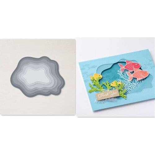 Fish Metal Cutting Die And Stencil Set For DIY Scrapbook Album Paper Card Decoration Craft Handmade Knife Die New Arrival 2021