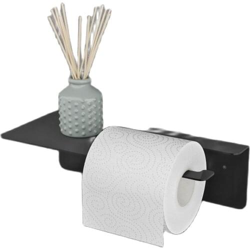 Stainless steel toilet paper holder phone shelf Wall mounted roll TOILET paper towel holder tissue holder bathroom accessories