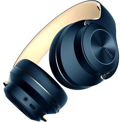 Newest DOQAUS V2 Active Noise Cancelling BlueT 5.0 Headphones Earbuds with Microphone TF Card for Phone Music Foldable headset