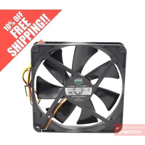 NEW Cooler Master A14025-10CB-3BN-F1 silence 14CM 3Pin 14025 Cooling fan