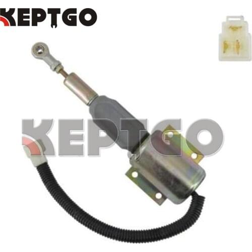 New RE502473 12V Fuel Shut-Off Solenoid Fits John Deere SA-4257-12