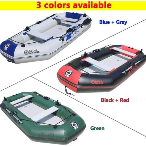 Wholesale Price 3 Person 230 CM Inflatable PVC Fishing Boat Rowing Kayak Canoe Raft Dinghy With Free Accessories