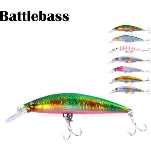BATTLEBASS New Product 130mm 25.4g Heavy Minnow lure Laser Hard Professional Seawater Long casting lure Sinking Fishing Lure