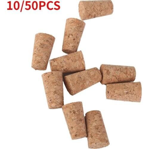 10/50pcs 22*17*35mm Tapered Corks Stoppers DIY Craft Art Model Building Personalized Wine Stopper