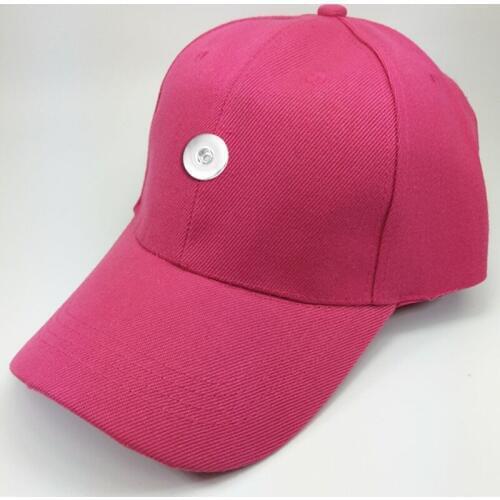 Multicolor sports Baseball 18mm Snap button Caps DIY jewelry Hats TW206