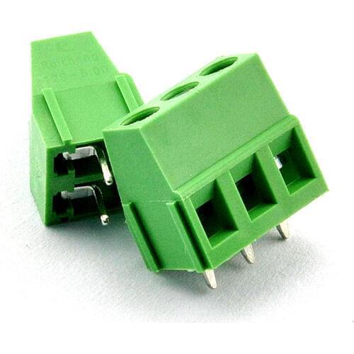 10pcs 3D printer accessories screw type PCB terminal KF128-2P