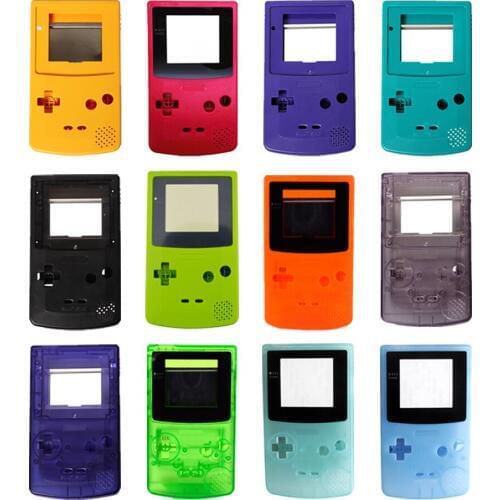 100 sets a lot High quality 13 Colors Housing Shell replacement Parts Cover for G-B-C Case Pack for Gameboy Color Shell