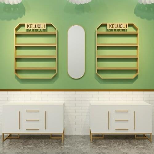 Luxury Floor Cabinet Modern Minimalist Nail Shop Storage Display Rack Storage Home Coffee Table Small Apartment TV Cabinet