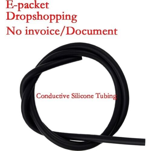 50pcs/lot Conductive Silicone Tubing Homemade Electrodes Cock and Ball Cockrings DIY Accessories