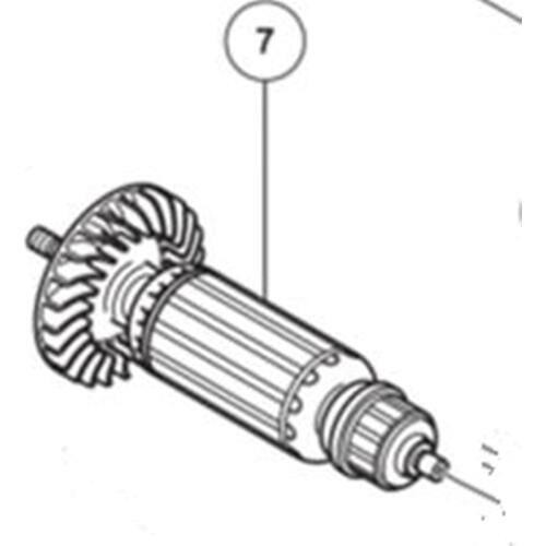 AC220-240V Rotor Motor Armature for HITACHI G10SR4 G12SR4 G13SR4 Anchor