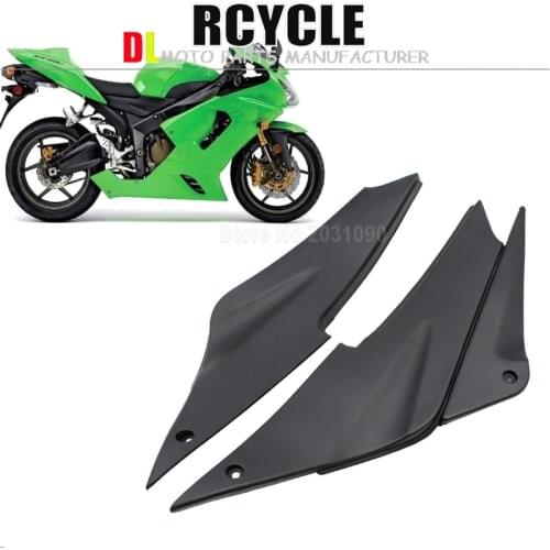 Motorcycle Accessories Gas Tank Side Trim Insert Cover Panel Fairing Cowl For kawasaki 6R 05-06 2005-2006