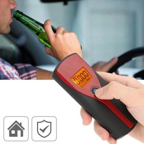 Alcohol Tester High Precision Digital Breath Alcohol Analyzer Breathalyzer Tester Non-Contact Body Alcoholicity Meter Detection