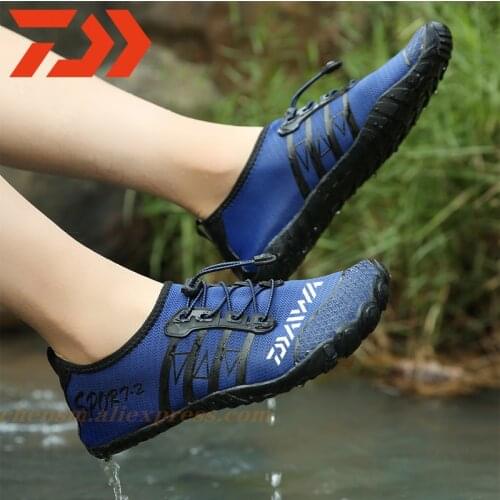 Daiwa Men Women Quick-Dry Wading Shoes Water Shoes Breathable AquaIn Upstream Antiskid Outdoor Fishing Wearproof Beach Sneakers