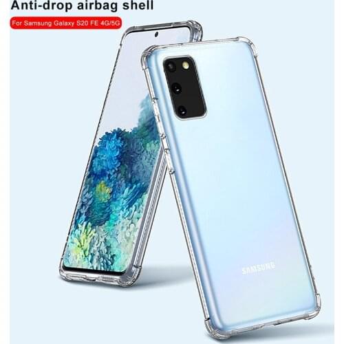 For Samsung S21 S20 FE Case Transparent anti-drop Case Cover For Samsung Galaxy S20 S21 Ultra S20 Plus Silicone Phone Case Funda