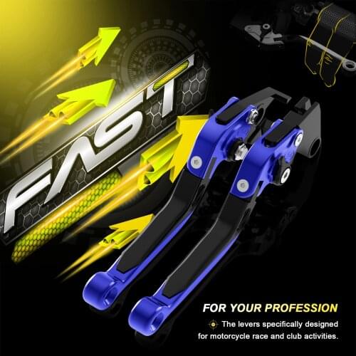 For KAWASAKI Versys 650 Versys650 (650cc) 2015-2019 Motorcycle Accessories Folding Extendable Brake Clutch Levers LOGO Versys