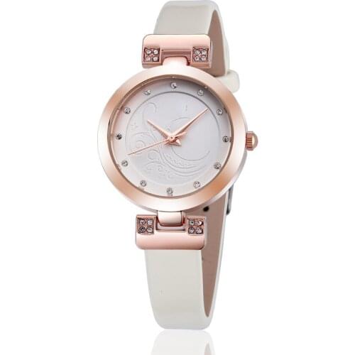 Fashon women brand watches leather strap casual wristwatches NO.2