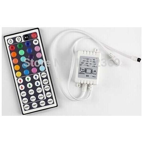 30pcs/lot DC 12V 44 Keys LED IR RGB Controler For LED Strip RGB SMD 3528 5050 / LED Lights Module IR Remote Dimmer