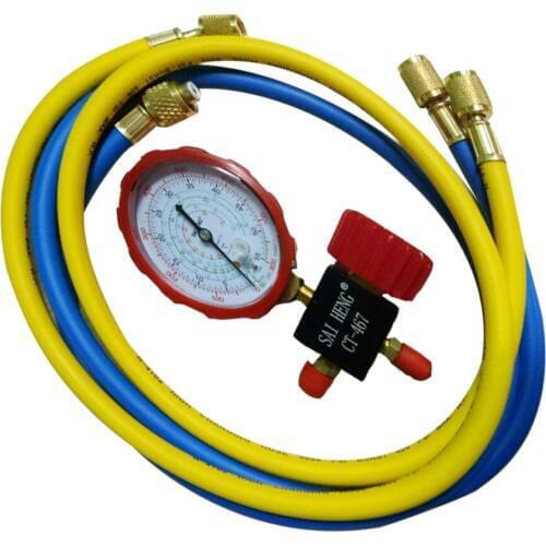 Refill Pipe Kit, Pressure Gauge And Manifold For Mini Split System Installations