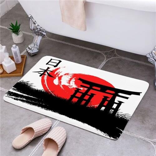 Japanese Style Entrance Floor Mats Door Mat For Hallway Rectangle Foot Pad Home Welcome Carpet Bath Kitchen Doormat Non-Slip
